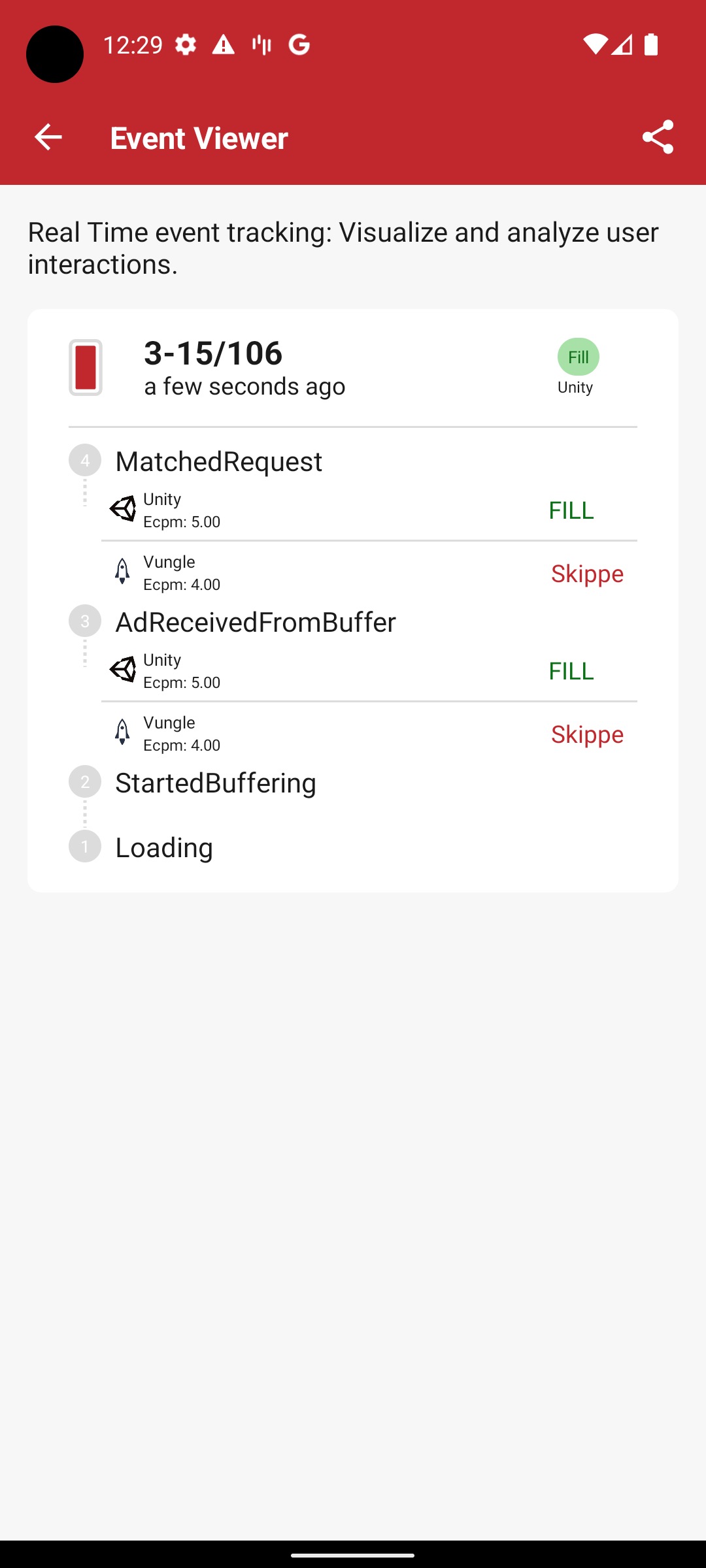 Stop In-App Network Test